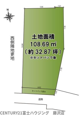 �_�ސ쌧����s�А�2���ڂ̓y�n�̊Ԏ��}