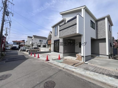 �_�ސ쌧����s�Ŗ� 1943-9�̐V�z��ˌ��Ă̑O�ʓ��H�܂ތ��n�ʐ^