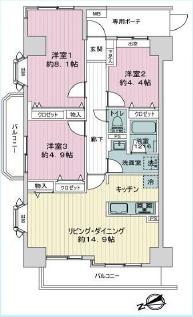 �_�ސ쌧����s�А��C��1���� 8-21�̒��Ã}���V�����̊Ԏ��}