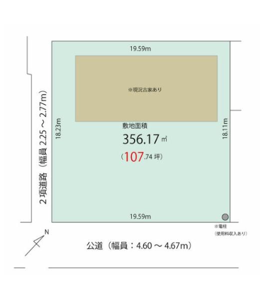 �_�ސ쌧����s����������4���ڂ̓y�n�̊Ԏ��}