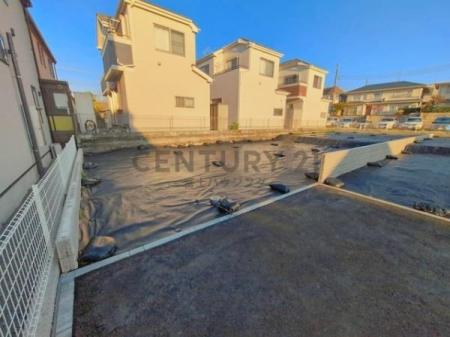 神奈川県藤沢市鵠沼桜が岡1丁目の土地の現地土地写真