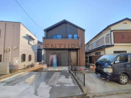 神奈川県藤沢市大庭の新築一戸建ての現地外観写真