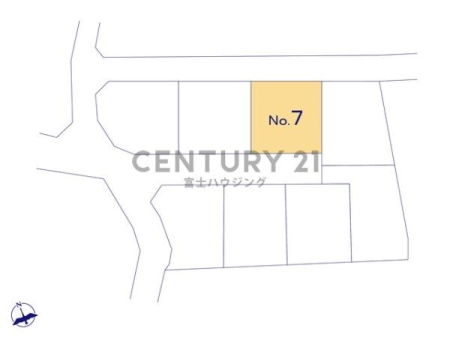 �_�ސ쌧����s���q�̓y�n�̊Ԏ��}