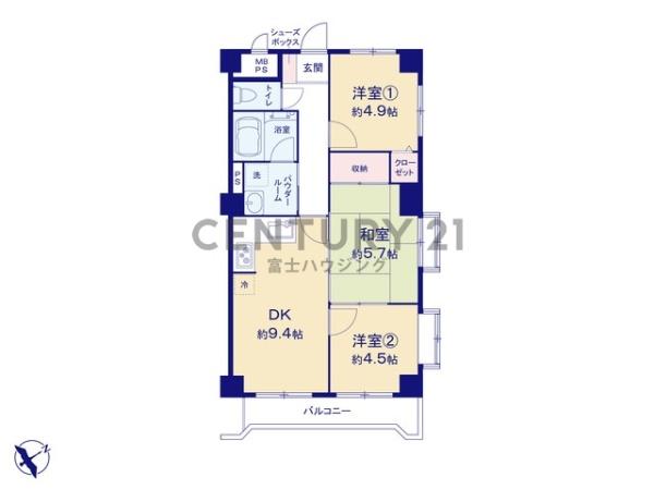 �_�ސ쌧����s�А��C��2���ڂ̒��Ã}���V�����̊Ԏ��}