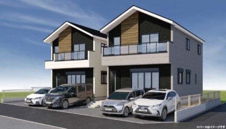 �_�ސ쌧����s�ғ�������1���ڂ̐V�z��ˌ��Ă̊����\�z�}(�O��)