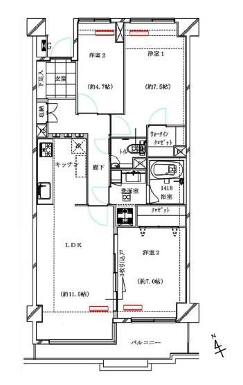 �_�ސ쌧����s�А��C��1���ڂ̒��Ã}���V�����̊Ԏ��}