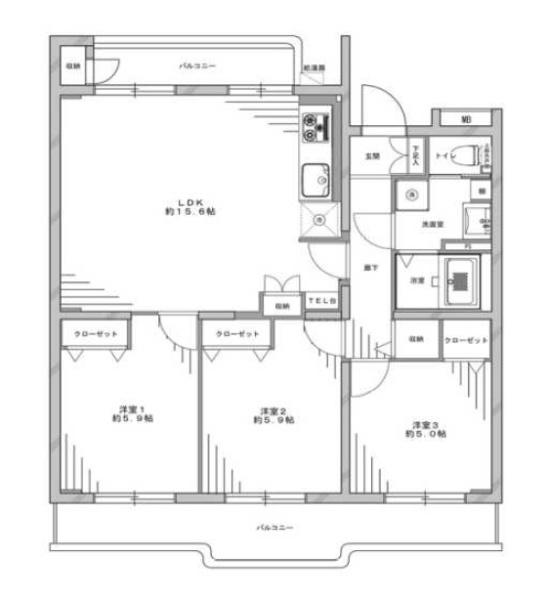 �_�ސ쌧����s���̒��Ã}���V�����̊Ԏ��}