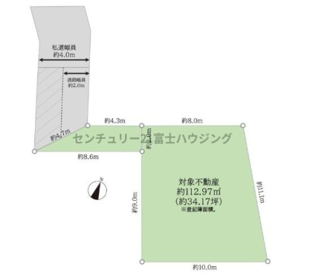 �_�ސ쌧������s�ԏ����̓y�n�̊Ԏ��}