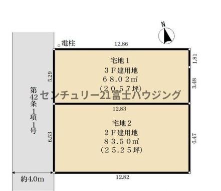 �_�ސ쌧����s����̓y�n�̊Ԏ��}