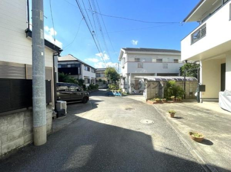 �_�ސ쌧������s�ԏ����̓y�n�̑O�ʓ��H�܂ތ��n�ʐ^