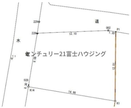 �_�ސ쌧���q�s���J1���ڂ̓y�n�̊Ԏ��}