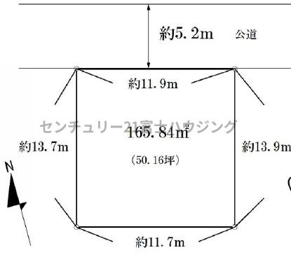 �_�ސ쌧������s�l�V���̓y�n�̊Ԏ��}