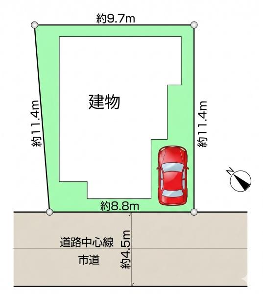 �_�ސ쌧�C�V���s��J�k3���ڂ̒��È�ˌ��Ă̋��}