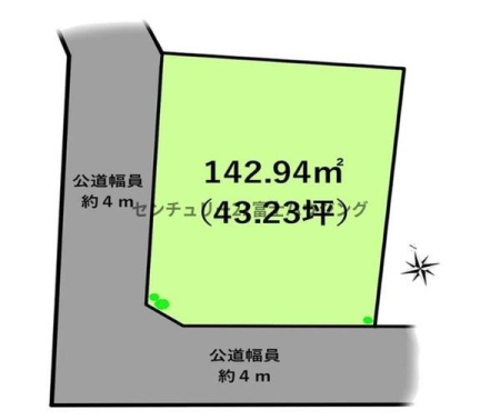 �_�ސ쌧������s�l�{��̓y�n�̊Ԏ��}