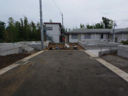 神奈川県藤沢市大鋸の新築一戸建ての現地外観写真