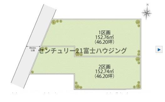 �_�ސ쌧������s�l�{��̓y�n�̊Ԏ��}